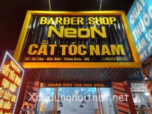 Mẫu biển hiệu quảng cáo làm tóc đẹp