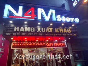 Mẫu bảng hiệu quảng cáo shop quần áo đẹp