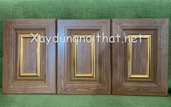 Mẫu tủ bếp nhôm kính nhỏ, đơn giản