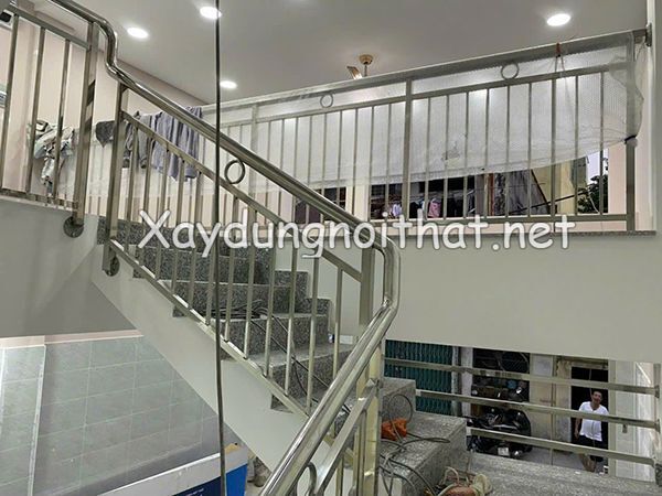 Top 50 Mẫu Cầu Thang Inox Đẹp Nhất – Giá Rẻ Không Thể Bỏ Qua! cau thang inox 13