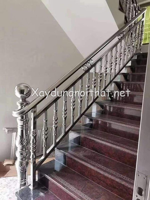 Lan Can Cầu Thang Inox Đẹp – Đa Dạng Mẫu, Phù Hợp Mọi Công Trình Mẫu cầu thang inox đẹp