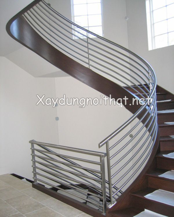 Top 50 Mẫu Cầu Thang Inox Đẹp Nhất – Giá Rẻ Không Thể Bỏ Qua! cau thang inox 17