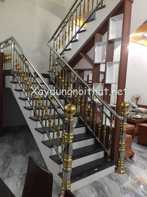 Top 50 Mẫu Cầu Thang Inox Đẹp Nhất – Giá Rẻ Không Thể Bỏ Qua! cau thang inox 30