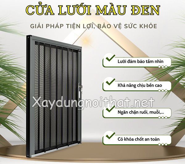 Báo Giá Cửa Lưới Chống Muỗi Mới Nhất 2025 – Đặt Ngay, Giá Tốt! cua luoi chong muoi 9