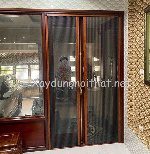 Top Mẫu Cửa Lưới Chống Muỗi Dạng Xếp: Gọn Gàng – Thẩm Mỹ – Hiệu Quả cua luoi chong muoi dang xep 35