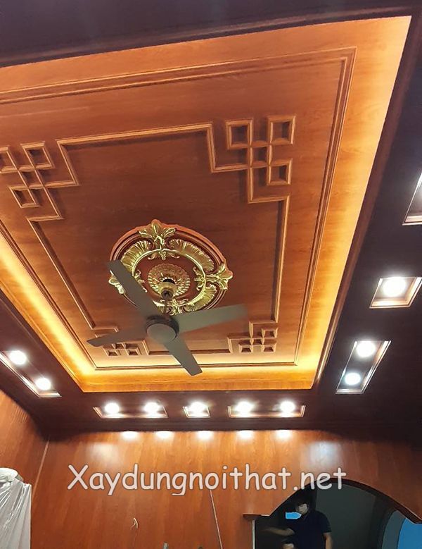Khám Phá Mẫu Trần Nhựa Giật Cấp Đẹp Khiến Nhà Bạn “Lột Xác”! tran nhua gia go 10