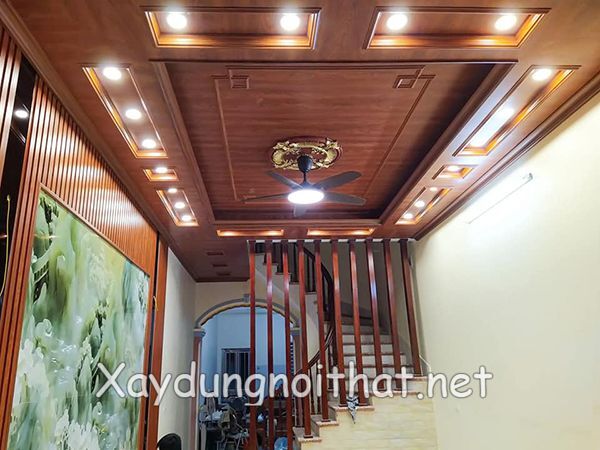 Khám Phá Mẫu Trần Nhựa Giật Cấp Đẹp Khiến Nhà Bạn “Lột Xác”! tran nhua gia go 9