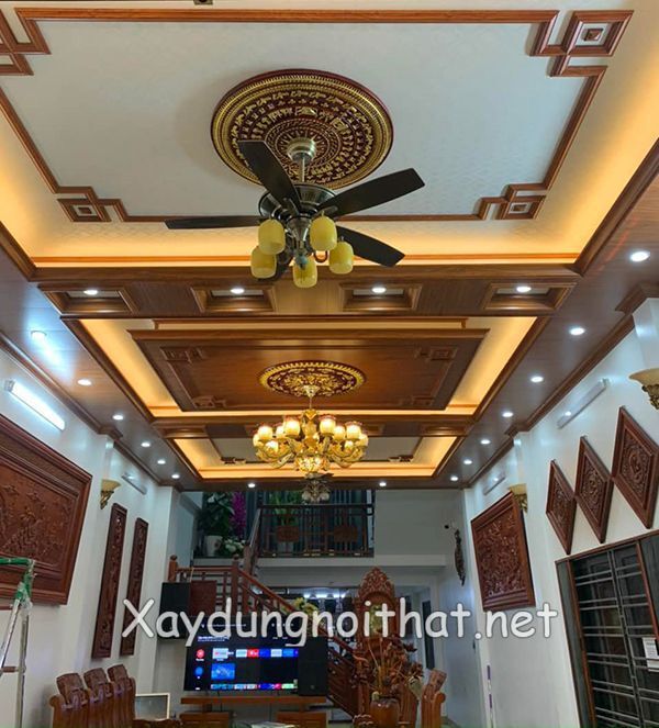 Khám Phá Mẫu Trần Nhựa Giật Cấp Đẹp Khiến Nhà Bạn “Lột Xác”! tran nhua phong khach dep 17