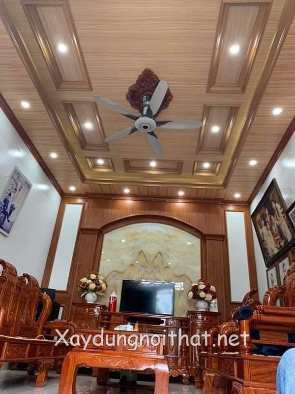 Khám Phá Mẫu Trần Nhựa Giật Cấp Đẹp Khiến Nhà Bạn “Lột Xác”! tran nhua phong khach dep 24