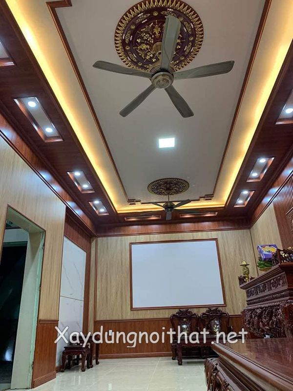 Khám Phá Mẫu Trần Nhựa Giật Cấp Đẹp Khiến Nhà Bạn “Lột Xác”! tran nhua phong khach dep 4