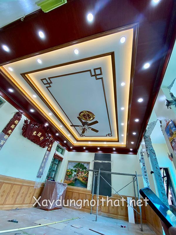 Khám Phá Mẫu Trần Nhựa Giật Cấp Đẹp Khiến Nhà Bạn “Lột Xác”! tran nhua phong khach dep 9