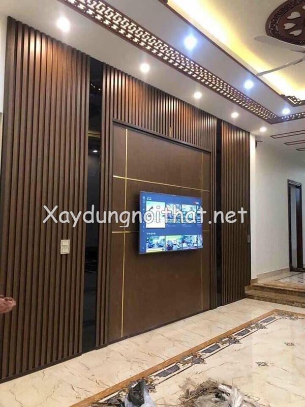 Vách Tivi Ốp Nhựa Đẹp: Xu Hướng Trang Trí Hiện Đại Cho Phòng Khách vach tivi op nhua 1