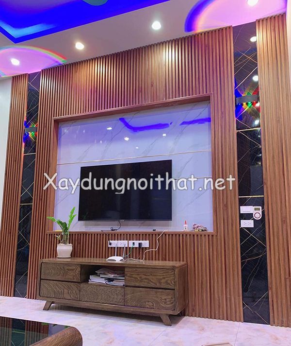 Vách Tivi Ốp Nhựa Đẹp: Xu Hướng Trang Trí Hiện Đại Cho Phòng Khách vach tivi op nhua 19