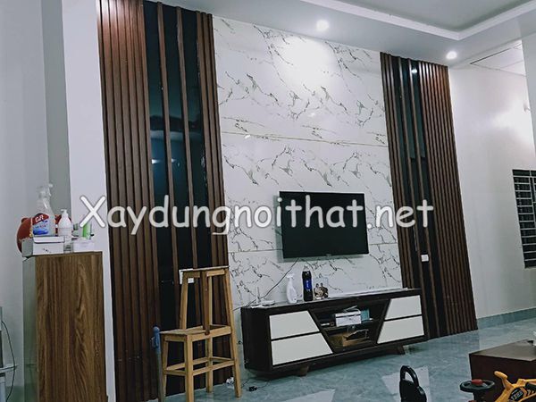 Vách Tivi Ốp Nhựa Đẹp: Xu Hướng Trang Trí Hiện Đại Cho Phòng Khách vach tivi op nhua 27