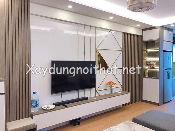 Vách Tivi Ốp Nhựa Đẹp: Xu Hướng Trang Trí Hiện Đại Cho Phòng Khách vach tivi op nhua 4