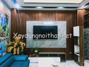 Mẫu vách tivi ốp nhựa đẹp