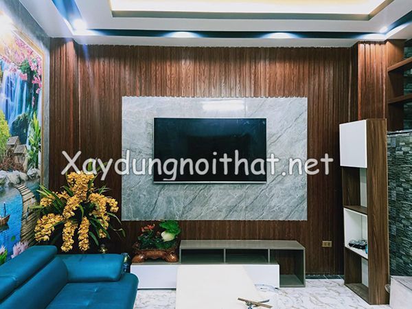 Vách Tivi Ốp Nhựa Đẹp: Xu Hướng Trang Trí Hiện Đại Cho Phòng Khách vach tivi op nhua 5