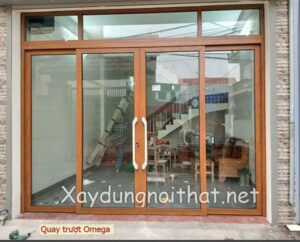Cửa nhôm trượt quay 4 cánh
