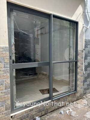 Mẫu cửa nhôm cỏ đẹp
