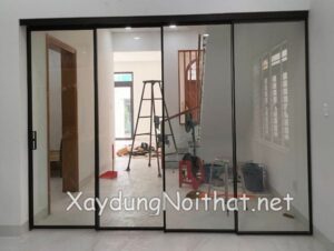 Mẫu cửa nhôm Slim đẹp
