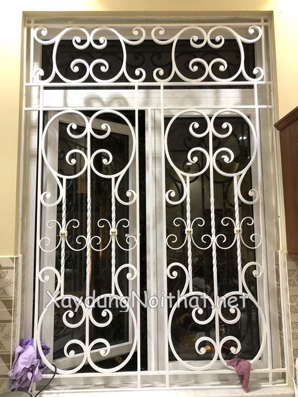 Hoa Sắt Cửa Sổ Mỹ Thuật – Xem Giá & 50 Mẫu Đẹp Không Thể Tin Nổi hoa sat cua so my thuat 12