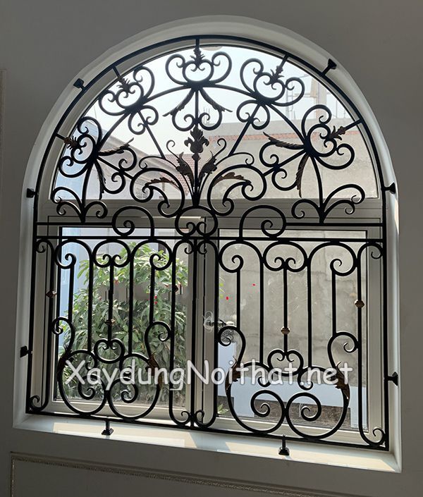 Hoa Sắt Cửa Sổ Mỹ Thuật – Xem Giá & 50 Mẫu Đẹp Không Thể Tin Nổi hoa sat cua so my thuat 19