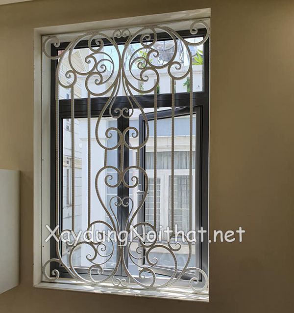 Hoa Sắt Cửa Sổ Mỹ Thuật – Xem Giá & 50 Mẫu Đẹp Không Thể Tin Nổi hoa sat cua so my thuat 22