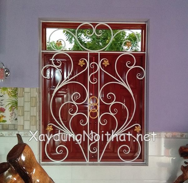 Hoa Sắt Cửa Sổ Mỹ Thuật – Xem Giá & 50 Mẫu Đẹp Không Thể Tin Nổi hoa sat cua so my thuat 24