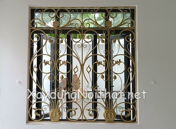 Hoa Sắt Cửa Sổ Mỹ Thuật – Xem Giá & 50 Mẫu Đẹp Không Thể Tin Nổi hoa sat cua so my thuat 29