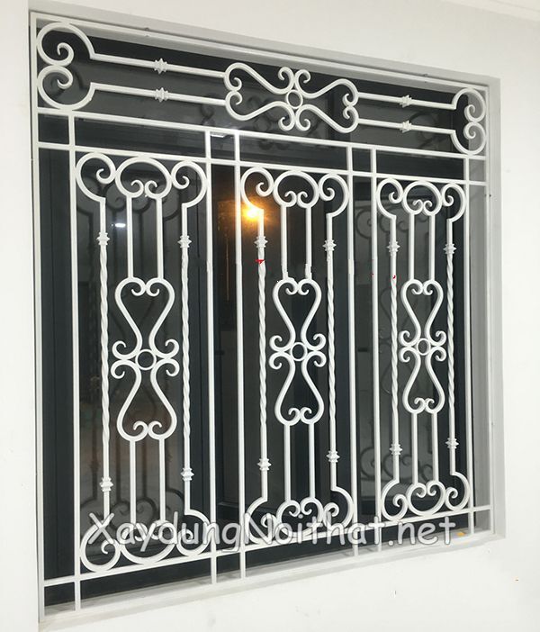 Hoa Sắt Cửa Sổ Mỹ Thuật – Xem Giá & 50 Mẫu Đẹp Không Thể Tin Nổi hoa sat cua so my thuat 32