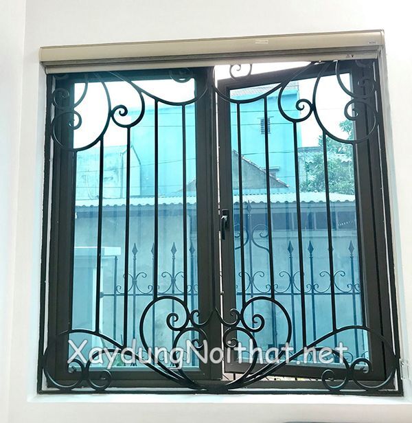 Hoa Sắt Cửa Sổ Mỹ Thuật – Xem Giá & 50 Mẫu Đẹp Không Thể Tin Nổi hoa sat cua so my thuat 35
