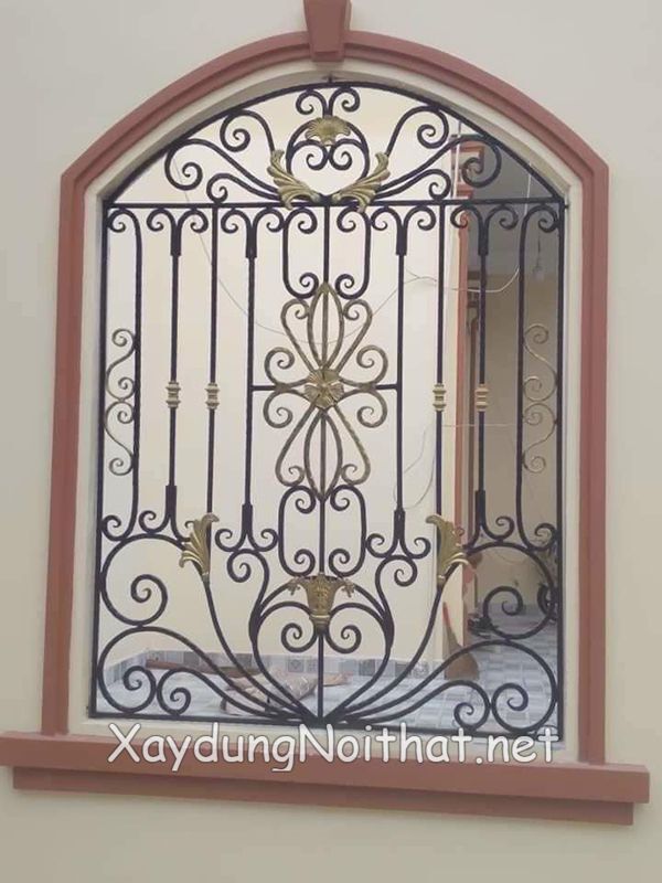 Hoa Sắt Cửa Sổ Mỹ Thuật – Xem Giá & 50 Mẫu Đẹp Không Thể Tin Nổi hoa sat cua so my thuat 36