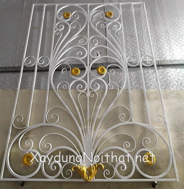 Hoa Sắt Cửa Sổ Mỹ Thuật – Xem Giá & 50 Mẫu Đẹp Không Thể Tin Nổi hoa sat cua so my thuat 37