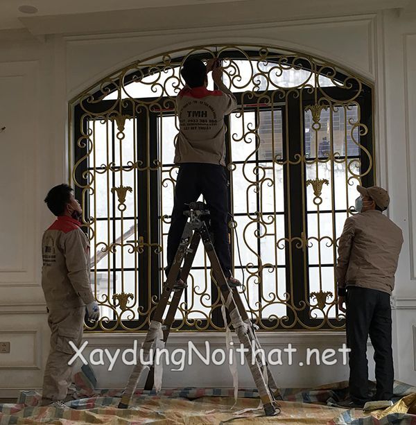Hoa Sắt Cửa Sổ Mỹ Thuật – Xem Giá & 50 Mẫu Đẹp Không Thể Tin Nổi hoa sat cua so my thuat 39