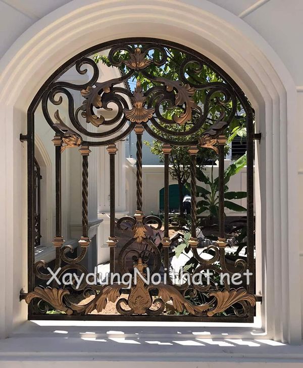 Hoa Sắt Cửa Sổ Mỹ Thuật – Xem Giá & 50 Mẫu Đẹp Không Thể Tin Nổi hoa sat cua so my thuat 4