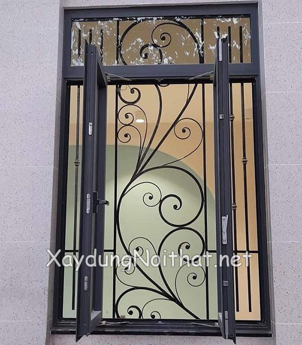 Hoa Sắt Cửa Sổ Mỹ Thuật – Xem Giá & 50 Mẫu Đẹp Không Thể Tin Nổi hoa sat cua so my thuat 6