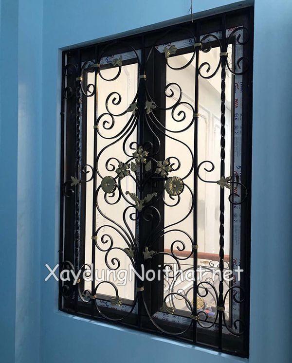 Hoa Sắt Cửa Sổ Mỹ Thuật – Xem Giá & 50 Mẫu Đẹp Không Thể Tin Nổi hoa sat cua so my thuat 7