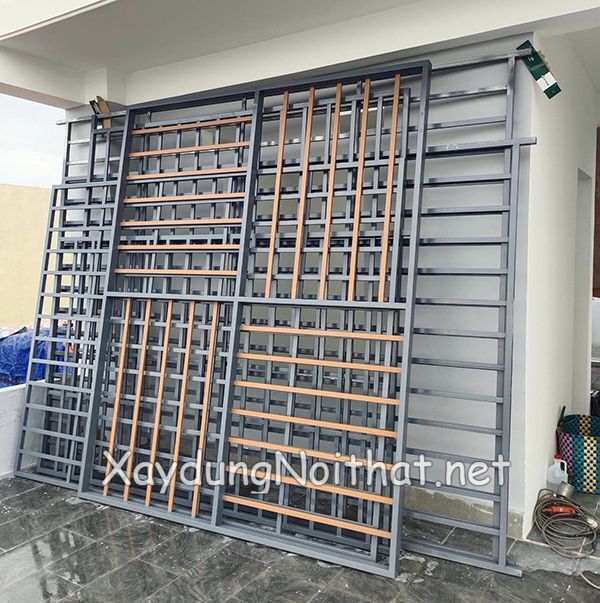 Báo Giá Khung Sắt Bảo Vệ Mới Nhất – Xem Ngay 30 Mẫu Đẹp, An Toàn! khung sat bao ve 19