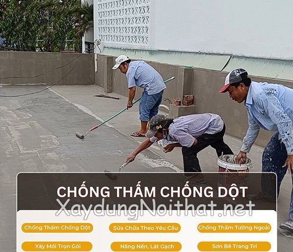 Chống Thấm Sân Thượng Giá Rẻ – Dịch Vụ Nhanh Chóng, Triệt Để 100%! chong tham san thuong 25