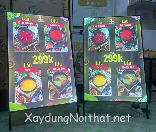 Làm Bảng Hiệu Hộp Đèn Đẹp – Xem Báo Giá & 50 Mẫu Hot Nhất Hiện Nay bang hieu hop den 10