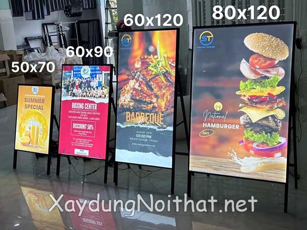 Làm Bảng Hiệu Hộp Đèn Đẹp – Xem Báo Giá & 50 Mẫu Hot Nhất Hiện Nay bang hieu hop den 3