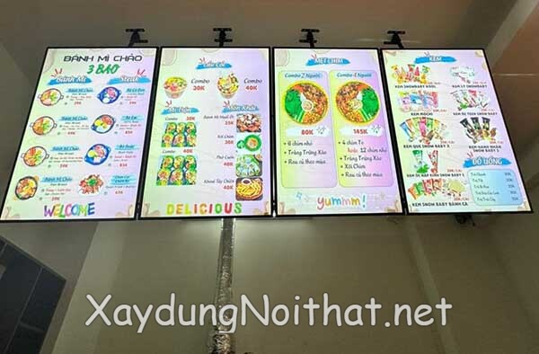 Làm Bảng Hiệu Hộp Đèn Đẹp – Xem Báo Giá & 50 Mẫu Hot Nhất Hiện Nay bang hieu hop den 6