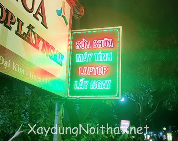 bang quang cao led 18