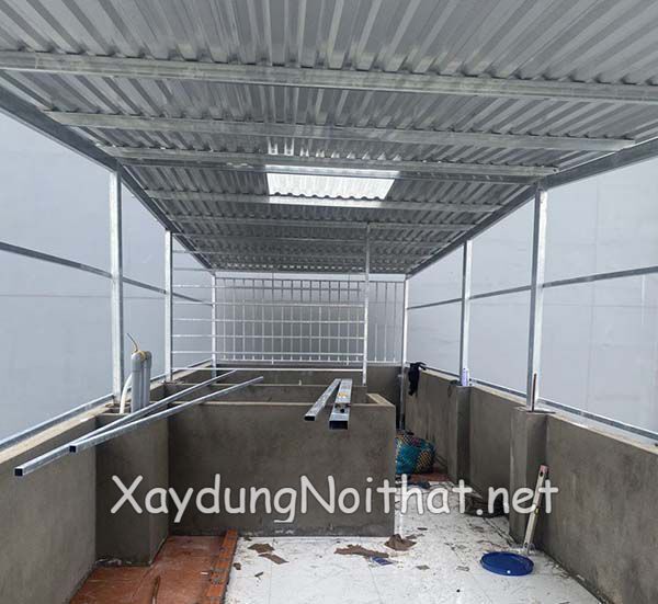 Mái Tôn Sân Thượng Đẹp – Xem Ngay Mẫu Hot & Giá Thi Công Cực Tốt! mai ton san thuong 13