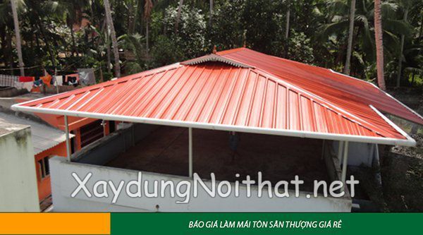Mái Tôn Sân Thượng Đẹp – Xem Ngay Mẫu Hot & Giá Thi Công Cực Tốt! mai ton san thuong 15