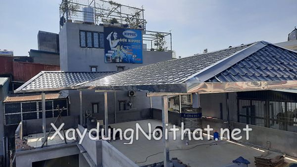 Mái Tôn Sân Thượng Đẹp – Xem Ngay Mẫu Hot & Giá Thi Công Cực Tốt! mai ton san thuong 19